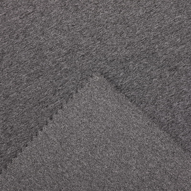 Catonic Polyester Spandex Melange Interlock Fabric