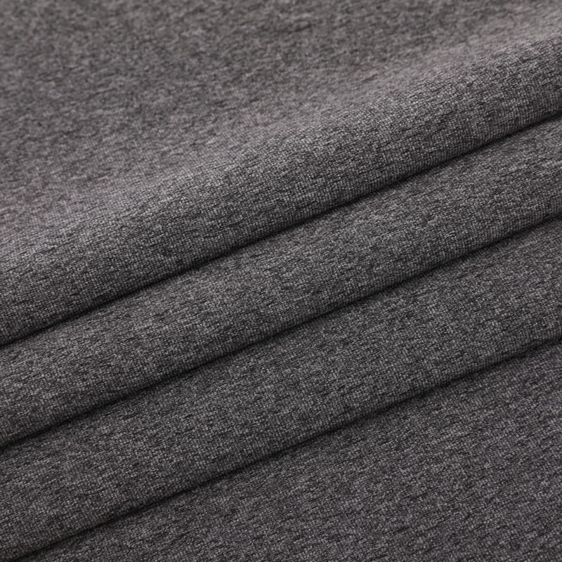 Catonic Polyester Spandex Melange Interlock Fabric