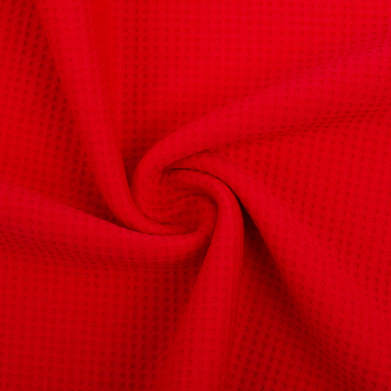 Firmus Polyester Brushed Waffle Knit Fabric