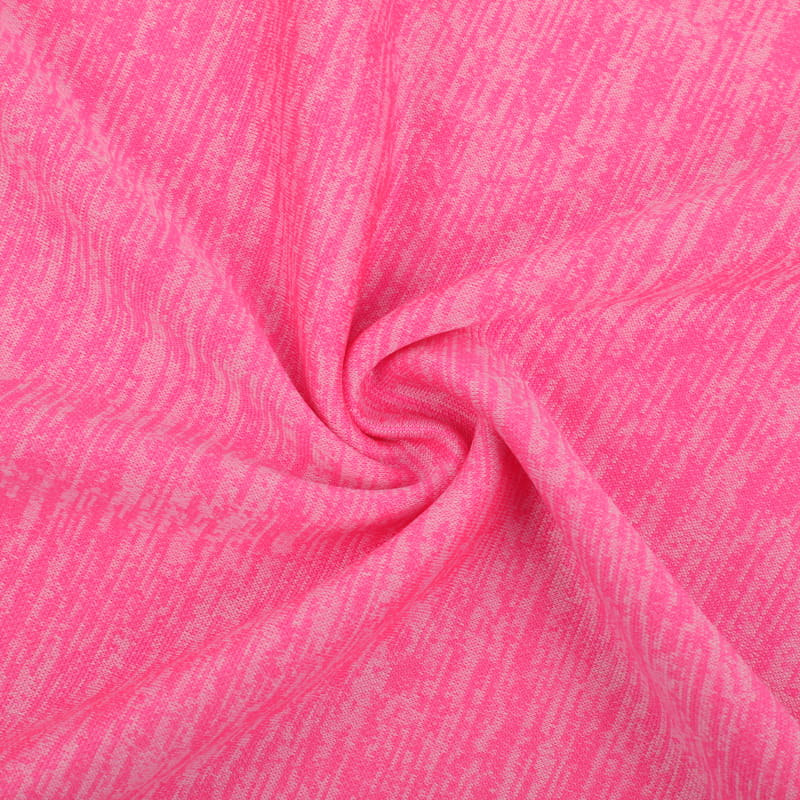 C% Polyester Heather Melange Brushed Knitted Fabric