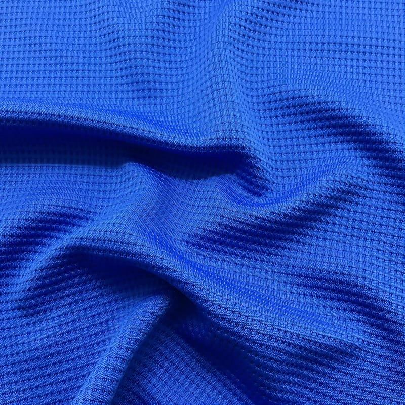 100% Recycled Polyester Waffle Knit Fabric