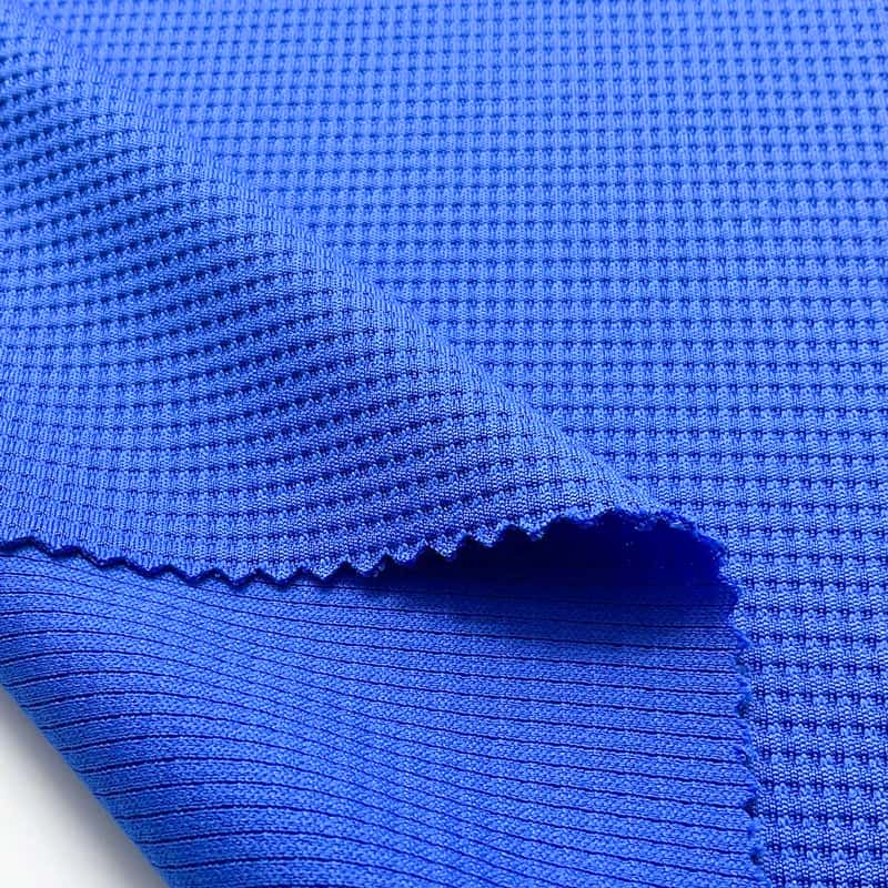 100% Recycled Polyester Waffle Knit Fabric